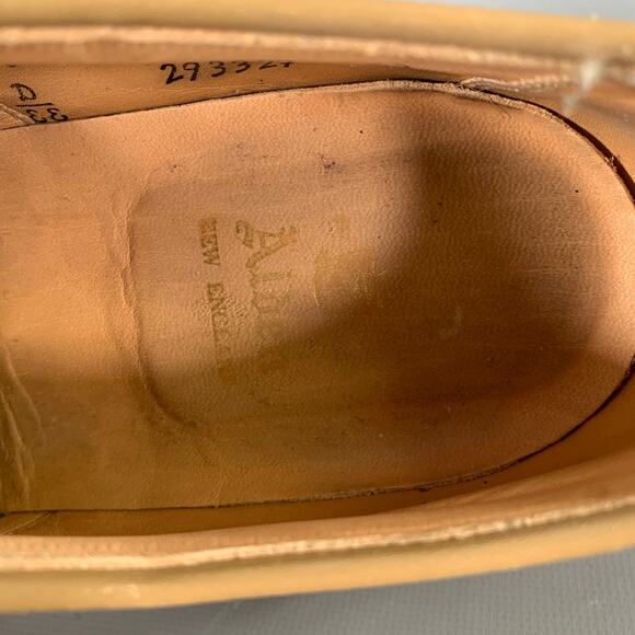 ALDEN Size 8.5 Tan Suede Derby Lace Up Shoes main image 6